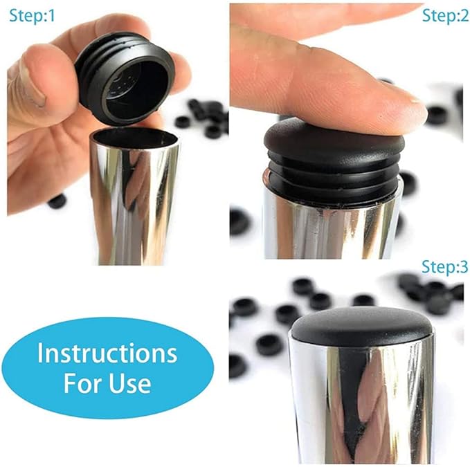 8 PCS Black Round Plastic Blan - огляд і ціна Plastic Pipe Clip
