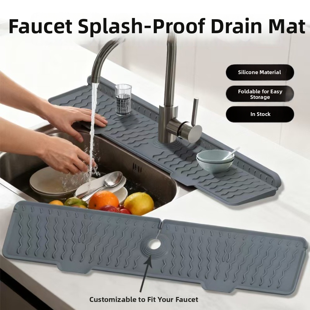 New Silicone Faucet Drain Mat  - огляд і ціна Silicone Tap Washer