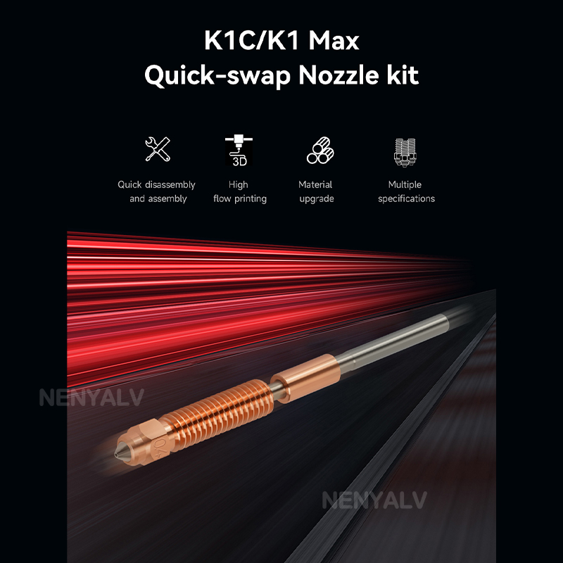 For Creality K1C/K2 SE Nozzle  - огляд і ціна Creality Printer K1