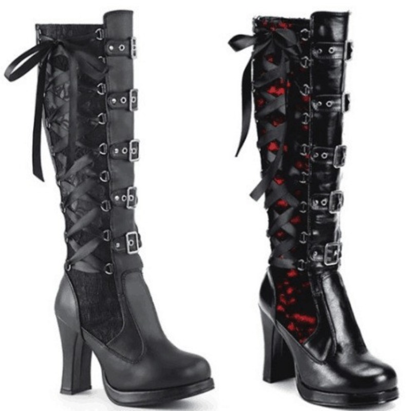 Punk Gothic Style Women's Knee - огляд і ціна Pipe Bending Spring