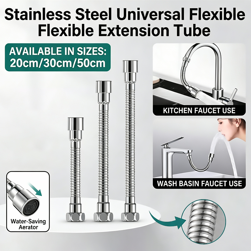 360° Flexible Stainless Steel  - огляд і ціна Flexible Hose Braided