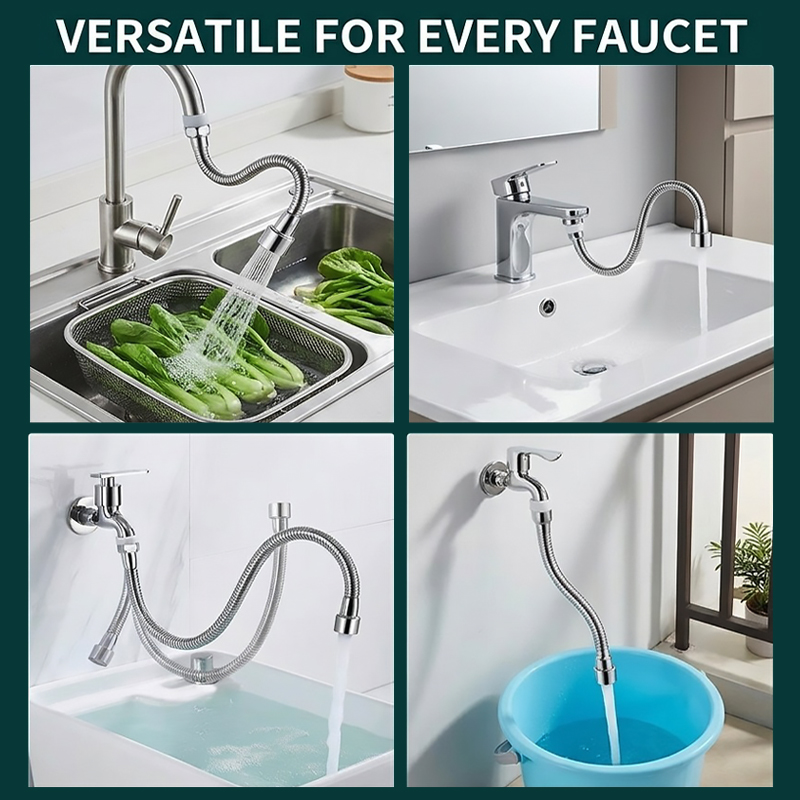360° Flexible Stainless Steel  - огляд і ціна Flexible Hose Braided
